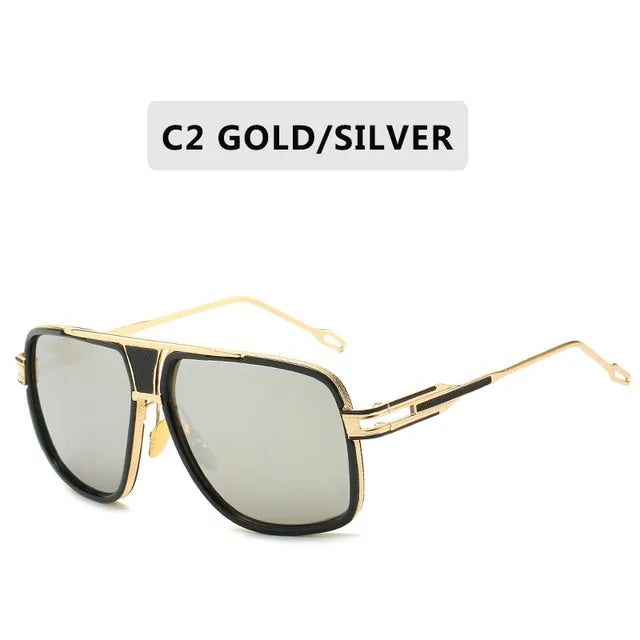 XL Metal Frame Sunglasses