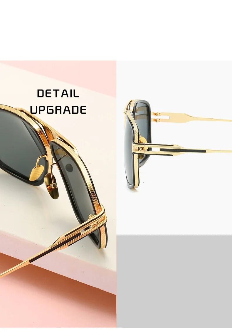 XL Metal Frame Sunglasses