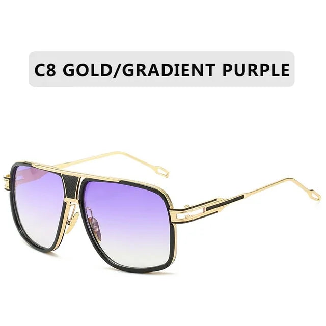 XL Metal Frame Sunglasses